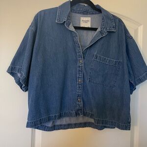 Abercrombie & Fitch Blue Button Down Shirt